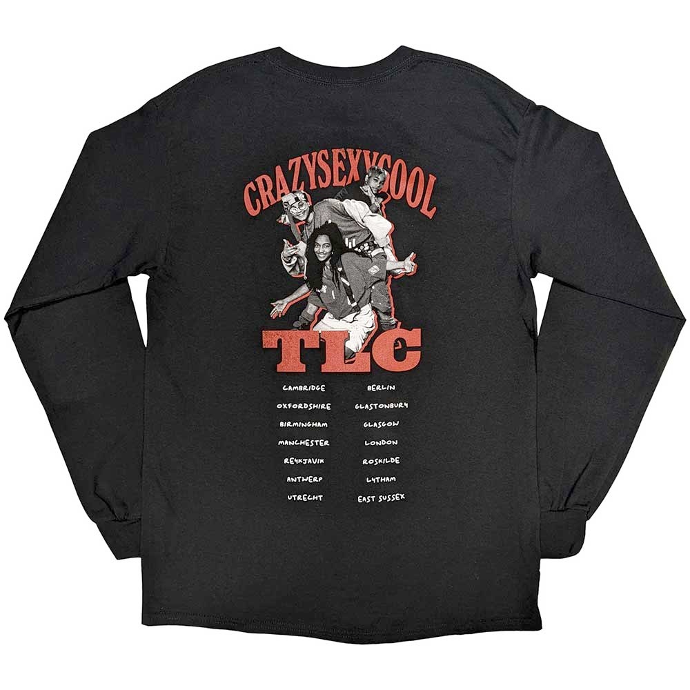 TLC - CrazySexyCool Photo European Tour 2022 Top à manches longues - Noir